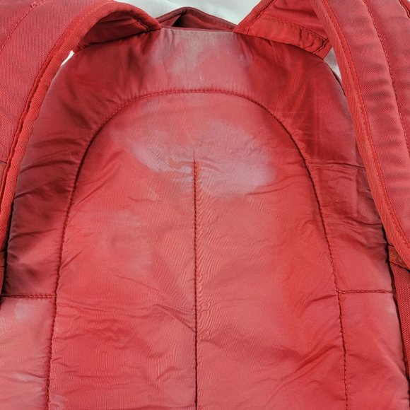 Under Armour Hustle 4.0 Red Backpack Expandable Lightweight Casual Travel - Picture 4 of 13